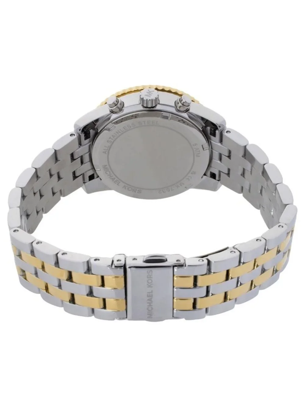 NWT Michael Kors Mini Bryant Chronograph Quartz Silver Dial Ladies Watch